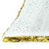 18 Mouth Blown Rectangular Edge Gold Leaf Serving Platter or Tray